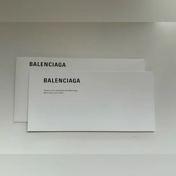 BALENCIAGA Gift Box and Stationary NEW Logo 5x4x1 - Picture 5 of 5